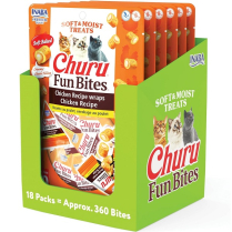 INA Churu Fun Bites CAT Ckn Wrap Ckn CTN 6x1.26oz (8)