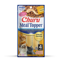 INA Churu Meal Topper CAT Ckn/Cheese 4pk CARTON 6x2oz (8)