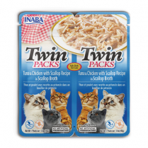 INA Twin Packs Tuna&Ckn w/Scallop in Sclp Broth CTN6x2.8(8)*