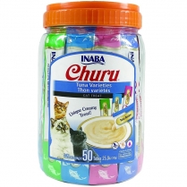 INA Churu Puree Tuna Variety 50pk JUG 25oz (8)