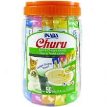 INA Churu Puree Tuna/Ckn Variety 50pk JUG 25oz (8)