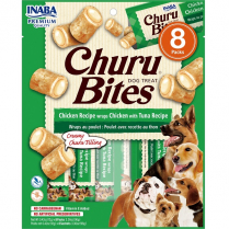 INA Churu Bites DOG Ckn Wrap Ckn/Tuna 8pk CTN 6x3.4oz (8)*