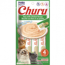 INA Churu Puree Tuna w/ Ckn 4pk CARTON 6x2oz (8)