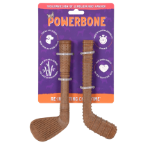 Powerbone Chew Toy Mini 2-Pack Hockey & Golf (48) NEW