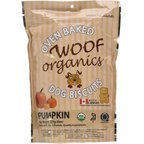 Woof Organic Dog Biscuits Pumpkin 227g (12)*