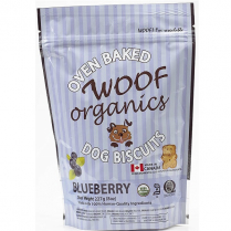 Woof Organic Dog Biscuits Blueberry 227g (12)*