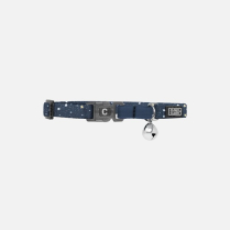 DEKI CloeCluzo CCF6A319 Cat Collar Adj NVY Galaxy
