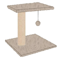 DEKI CloeCluzo CC7095 Cat Tree Nairobi 16"x16"x17" BRN