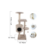 DEKI CloeCluzo CC7045 Cat Tree Norway 16x16x45" 3-Lvl BRN