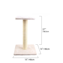 DEKI CloeCluzo CC7039 Cat Scratch Post Iceland 16"x16"x24"