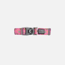DEKI CloeCluzo CC6015 Collar Adj PINK w/ Cassettes LG