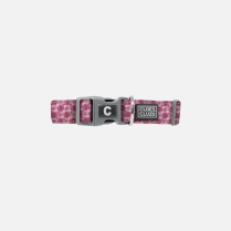 DEKI CloeCluzo CCF6A347 Collar Adj PINK w/ Flowers MD