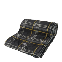 DEKI CloeCluzo CC7026 Pet Blanket 35"x55" Dark GRY Plaid