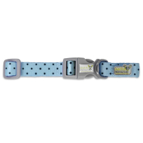 DEKI Petite PL122 Collar BLUE w/ Dots 2XS