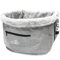 DEKI Pawtek PT3020 Booster Car Seat Foldable 16"x16"x9" GRY