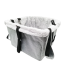 DEKI Pawtek PT3020 Booster Car Seat Foldable 16"x16"x9" GRY
