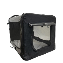 DEKI Pawtek PT3022 Portable Pet Crate 32"x23"x23" GRY/BLK