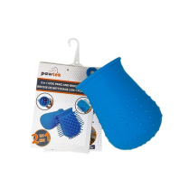 DEKI Pawtek PT3041 2-in-1 Silicone Paw & Brush Cleaner BLUE