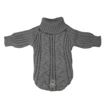 DEKI Gooeez GZ1092 Heavy Knit Sweater Charcoal GRY SM