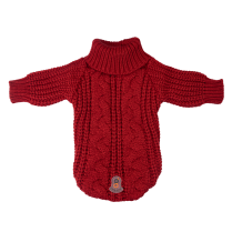 DEKI Gooeez GZ1092 Heavy Knit Sweater RED MD