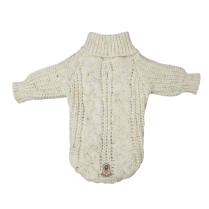 DEKI Gooeez GZ1092 Heavy Knit Sweater Oatmeal WHT XS