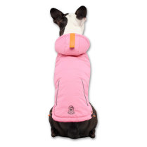 DEKI Gooeez GZ1007 Hooded Signature Winter Jacket PNK/GRY 2X