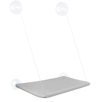 DEKI Gooeez GZ1140 Cat Window Perch 13x21" Grey