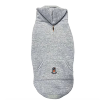 DEKI Gooeez GZ1004 Kangaroo Fleece Hoodie Heather Grey MD