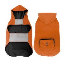 DEKI Gooeez GZ1064 On-The-Go Poncho ORG/GRY MD