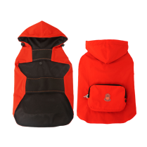 DEKI Gooeez GZ1064 On-The-Go Poncho RED/BLK LG