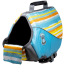 DEKI Gooeez GZ1097 CoolTek Lifejacket 2XS Blue Multi-Colour