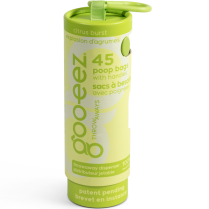DEKI Gooeez GZ3027 Poop Bag 45ct w Dispenser Citrus Burst