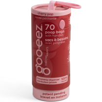 DEKI Gooeez GZ3012 Poop Bag 70ct w Dispenser Cherry Pop