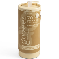 DEKI Gooeez GZ3018 Poop Bag 70ct w Dispenser Moka Latte