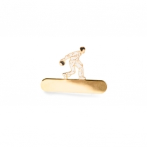 GENT BOWLER LAPEL W/ENGRAVABLE BAR