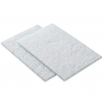 PAD À MAIN BLANC SCOTCH BRITE: 4,5'' X 6'' (PACK DE 5 PIÈCES)