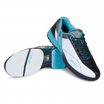 STARR WHITE/BLACK/TEAL WIDE