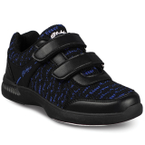 FLYER MESH LITE VELCRO NOIR/ROYAL ENFANT GARÇON