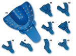 Safco Disposable Impression Trays #9 Anterior 12/Bag