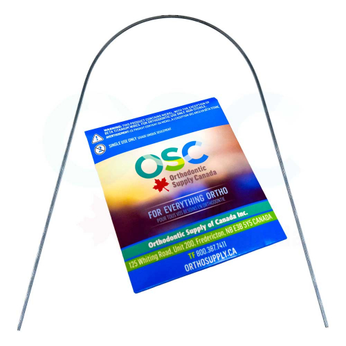 .018 x .025 Upper Stainless Steel Standard Arch Wires 50/Pack - OSC