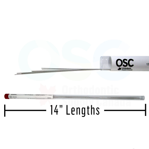 .0195 3 Strand SS 14" Lengths (10/PK) - OSC