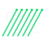 Neon Green Long Stick East-O-Ties