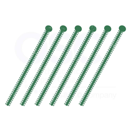 Sparkle Green Long Stick Elast-O-Ties