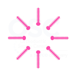 Pink Patient Stick Elast-O-Ties