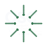 Sparkle Green Patient Stick Elast-O-Ties