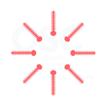 Coral Patient Stick Elast-O-Ties