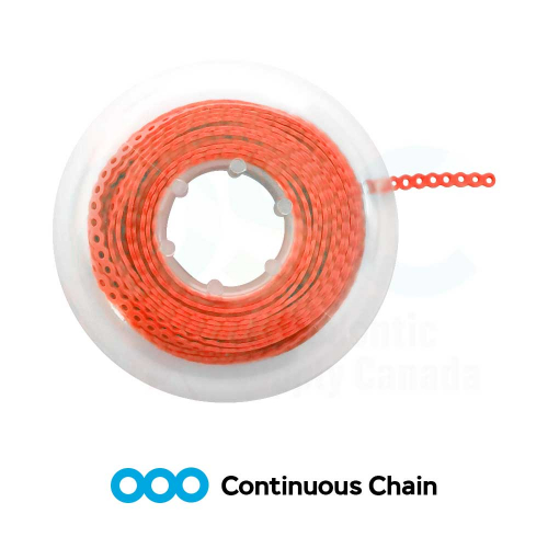 Orange Continuous Chain (15 ft/SP) - OSC