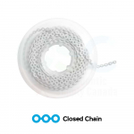 White Closed Chain (15 ft/SP)
