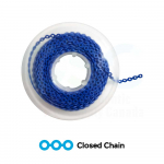 Blue Closed Chain (15 foot/Spool)