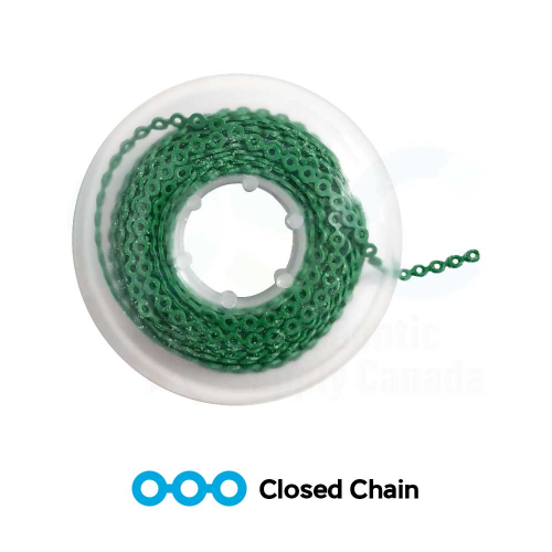 Sparkle Green Closed Chain (15 ft/SP) - OSC